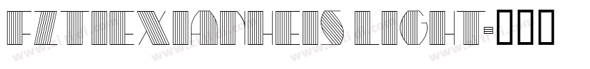 FZTieXianHeiS Light字体转换